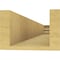 Ekena Millwork 6in. W x 4in. H x 36in. L Ridgewood Woodgrain TimberThane Rafter Tail, Primed Tan RFTUR06X04X36RIDRCPR - alternate 5
